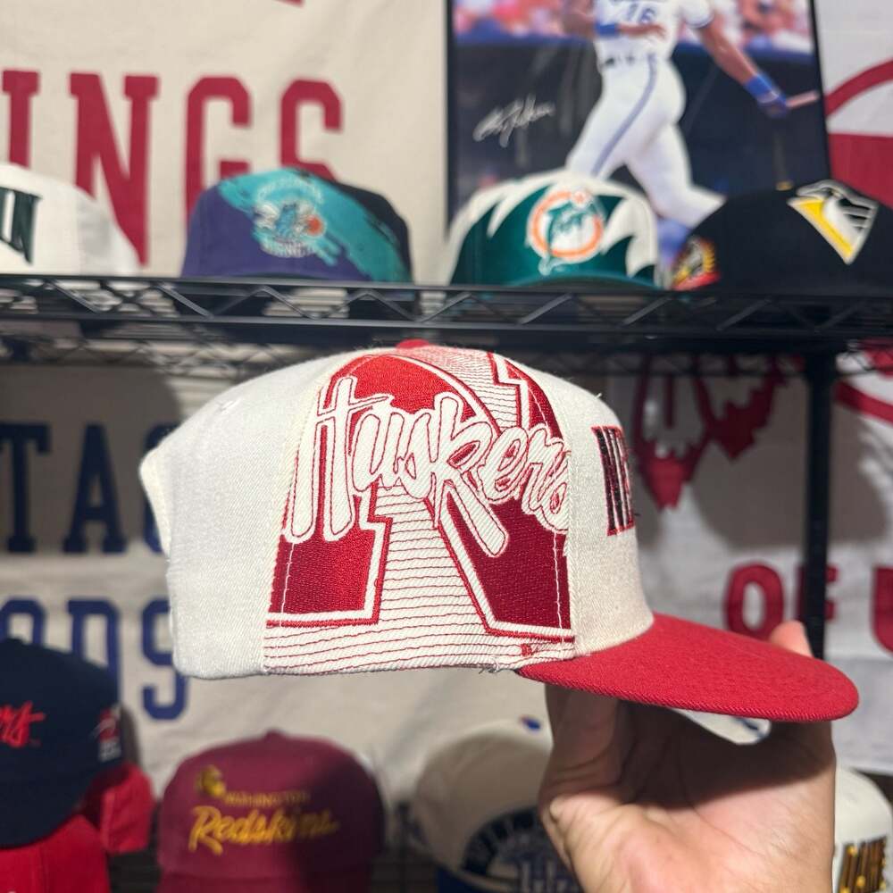 Vintage Sports Specialties Laser Nebraska Cornhuskers Snapback Hat - Picture 3 of 5